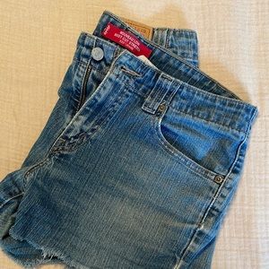 levi’s jean shorts. boot cut stretch